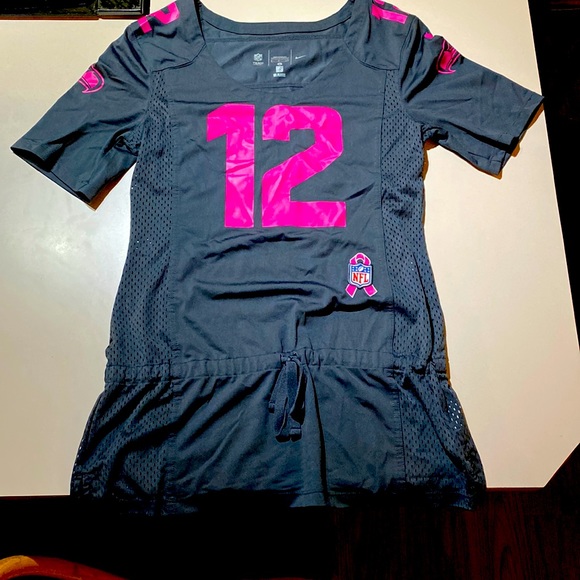 Women's Seattle Seahawks Nike Jersey Dress Breast Cancer Awareness Size Small - Picture 1 of 3